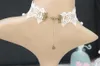 Gothic Bridal Halsband i Lace Pearls 2017 I lager 30-35cm Längd Fairy Lace Bröllop Bröllop Halsband