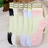 Wholesale-Ultrathin Transparent Beautiful Crystal Lace Elastic Short Socks