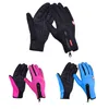 Warm Windproof Waterproof Touch Screen Fleece Cycling Gloves Unisex Full Finger Bicycle Gloves Winter Outdoor Sport Gloves S-XL