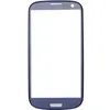 Reemplazo de lentes de vidrio de pantalla táctil frontal de color azul de guijarros para Samsung Galaxy S3 I9300 Envío DHL gratis