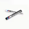 /// M Power 85x12mm 모터 스포츠 금속 로고 자동차 스티커 BMW E34 E36 E36 E39 E53 E60 E90 F10 F30 M3 용 알루미늄 엠블럼 그릴 배지