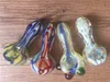 Stile all'ingrosso Mix Colorato Spessore Heady Glass Spoon Pipe per tubi di fumo di vetro Bong Tubo di tabacco per fumatori