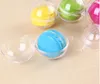 5 см диаметр Macaron мяч пластиковые полые мяч декоративные прозрачный Macaron box пластиковые торт мяч коробка с подвесной отверстие