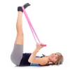 Yüksek Kalite 1.5 m Elastik Yoga Pilates Kauçuk Streç Direnç Egzersizleri Spor Bant Direnç Bantları Eğitim Genişleticiler