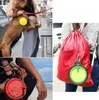 12oz Collapsible Dog Bowls Expandable Cup Dish Portable Travel Pet Cat Food Water Feeding Silicone Bowl With Carabiner Clip For Walking Traveling Hiking