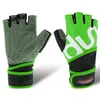 Bodun Gymhandskar med handledsstöd för män Kvinnor Halvfinger Weightlifting Gloves 4 Färger Storlek S-XL