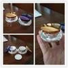 Bouteille de crème pour les yeux 15g bouteilles d'emballage en verre violet or, pot de crème emballage bouteilles de cosmétiques de voyage F20171668