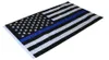 4 Types 90 * 150cm BlueLine USA Police Drapeaux 3x5 Pieds Mince Ligne Bleue USA Drapeau Noir, Blanc Et Bleu Drapeau Américain Avec Œillets En Laiton