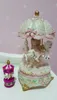Vintage bois carrousel cheval arbre de Noël pendentif suspendus ornements mariage romantique anniversaire poule fête décor enfants jouet faveurs with7936176