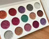 Hoge kwaliteit Ultra Pigmented Glitter Shadows Shimmer 15 Kleuren Oogschaduw Palet Unicorn Glitter Oogschaduw Palet DHL Snelle verzending