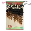 WEAVES CLOSURES 8pcs loose wave Brazilian hair extensionmongolian curly human braiding hair crochet braids jerry curl hair for ma3870231