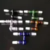 Angled Female circular Adapter female joint adapter for glass water pipe bong bubbler free shipping