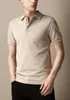 Värde Köp Mens Casual Polo T-shirt Brit Style Cotton Tee Shirt Short Sleeve Sommar Fritid Sport Skjortor Vår Höst Solid T Shirt