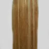 Extensions de cheveux Remy à trame cutanée lisse naturelle Double tirage, 40 pièces, P27/613, bande de trame cutanée couleur Piano, 100g