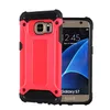 50 Stück Luxus Hybrid Dual Layer Combo Hard PC + Soft TPU Defender Tough Armor Slim Kunststoff Handyhülle für Samsung J6 J7 Note 5