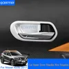 Car Styling 4pcs/lot ABS Inner Door Handle Box Sequin For Nissan Kicks 2017 Internal Decorations Stickers Auto Interior Frame