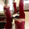 Vintage rouge longue robe de soirée côté fendu dos nu en mousseline de soie Pageant formel bal fête événement robe grande taille sur mesure