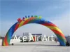 Arco gonfiabile rotondo variopinto dell'arcobaleno per la decorazione di matrimonio/decorazione di nozze o affitto dell'entrata di evento