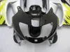 Injektionsvaror för Honda CBR600 F4 1999 2000 Silver Black ABS plastfeudningar Ställ in CBR 600 F4 99 00