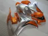 Injectie Gegoten 100% Fit voor Honda CBR1000RR 2008-2011 Orange Silver Backings Set CBR1000RR 08 09 10 11 OT13