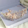 Czeski Bridal Headpieces 2017 z Dżetów Kryształy Bling Bling Luxury Ślubne Opaski Złote Bridal Tiaras Korony