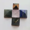 1 pcs natural Lapis lazuli quartz pyramid crystal pyramid as gift for selling healing 2 - 3 cm