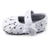 Newborn First Walker Infant Toddler Cute Shoes Baby Girl Bow Dot Princess Shoes 0-18 Mon 11