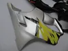 Injektionsvaror för Honda CBR600 F4 1999 2000 Silver Black ABS plastfeudningar Ställ in CBR 600 F4 99 00