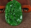 jasper Goldfish lotus hand-carved (oval). Necklace pendant.