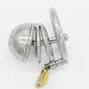 Nieuwste ontwerp mannelijke pikkooi slaaf penisslot anti-erectieapparaat met verwijderbare urethrale klinkende katheter SM Craft seksspeeltje9774728
