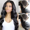 Full Lace PU em torno da peruca 9A sedosa em linha reta indiano virgem cabelo humano laço suíço com pele fina perucas de perímetro para mulher negra entrega expressa rápida