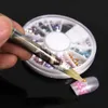 10 pezzi / lotto strass per tallone picker in cera in resina matita per le nail art attrezzi strumento penna