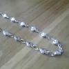 neue liste in groß 10 meter lot silber tone edelstahl schmuck finden sweet heart gliederkette frauen diy halskette