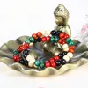 Fabrikspris Tibetansk Kvinnor Religion Smycken Gratis Frakt 50PC / Lot 8mm Sandelträ Buddhist Bön Mala Pärlor Armband