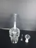 2017 plataformas de petróleo para venda dab rig caveira tubo de água de vidro bongs baratos frete grátis narguilés de gás