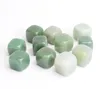 Cubo tallado de aventurina verde Natural a granel de 1/2 lb, piedras semipreciosas curativas de Reiki de cristal con una bolsa gratis