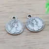 100pcs antik gümüş alaşım Avustralya Elizabeth Coin Charms Cheaper DIY mücevher 16x19.5mm