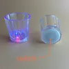 Glowing wine Glasses wine tumbler Mini Luminous Flash light LED Glass Small Colorful KTV concert bar special Drinkware Flashing coffer mugs