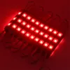 カラーシェルスーパーブライト5050 SMD 3 LEDモジュール12V射出モジュールの透明なレンズの防水IP67