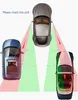 Rétroviseur de voiture angle mort verre côté grand Angle Auto vue arrière réglable pour le stationnement secteur universel sans cadre