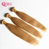 # 27 Honey loira cor ombre brasileiro cabelo liso pacotes ombre cabelo humano virgem tecida 3 pcs ombre extensão de cabelo humano
