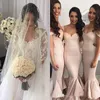 Différents Styles Magnifique Paillettes Sirène 2017 Robes De Demoiselle D'honneur Longue Robe De Mariage Invité Balayage Train De Luxe Robes De Soirée pour les demoiselles D'honneur