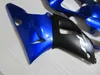 Eftermarknad Body Parts Fairing Kit för Yamaha YZF R1 2000 2001 Blue Black Fairings Set YZFR1 00 01 RT69