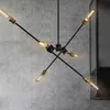 Willlustr lampada a sospensione girevole con braccio in ferro lampada a sospensione in metallo KINETIC 2 livelli Sala da pranzo Bar caffetteria ristorante dell'hotel Illuminazione sospesa