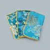 Luxury Floral Portable Folding Jewelry Roll Travel Storage Bag Chinese Style Silk Brocade 2 Zipper Packaging Pouch