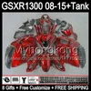 8Gifts Dark Red dla Suzuki Hayabusa GSXR1300 2008 2009 2011 2011 14MY6 GSXR-1300 GSX R1300 GSXR 1300 2012 2013 2014 2015 Dark Red Fairing