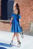 Denim Off The Shoulder Shirt Dress 2016 Women Sexy Bowknot Button Ruffle Jeans Mini Dress Bardot Tunic Casual Holiday Dress,Denim Off The Sh