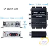 Lepy LP-2020A HiFi Digital Mini Audio Stereo Amplifiers 20Wx2 With Infrared Remote Control Home Car Amplifier+ Power Adapter