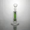 Glasbong Wasserpfeifen Bongs Grünes Glas Perkolatorpfeife Wasserpfeifen für Rauch 18,8 mm Bongs