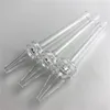 5 Inch Quartz Nectar Collectors Rig Stick Hookah Straw Tube Nail Filter Tips Taster Mini Hand Pipes for Glass Smoking Water Accessories